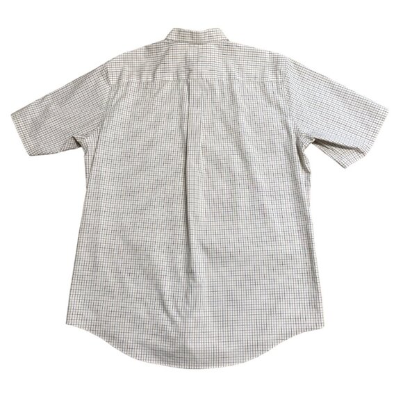 CABELAS SHIRT BUTTON DOWN PLAID 100% COTTON OUTFITTER SERIES MENS SHORT SLEEVE - Picture 4 of 11